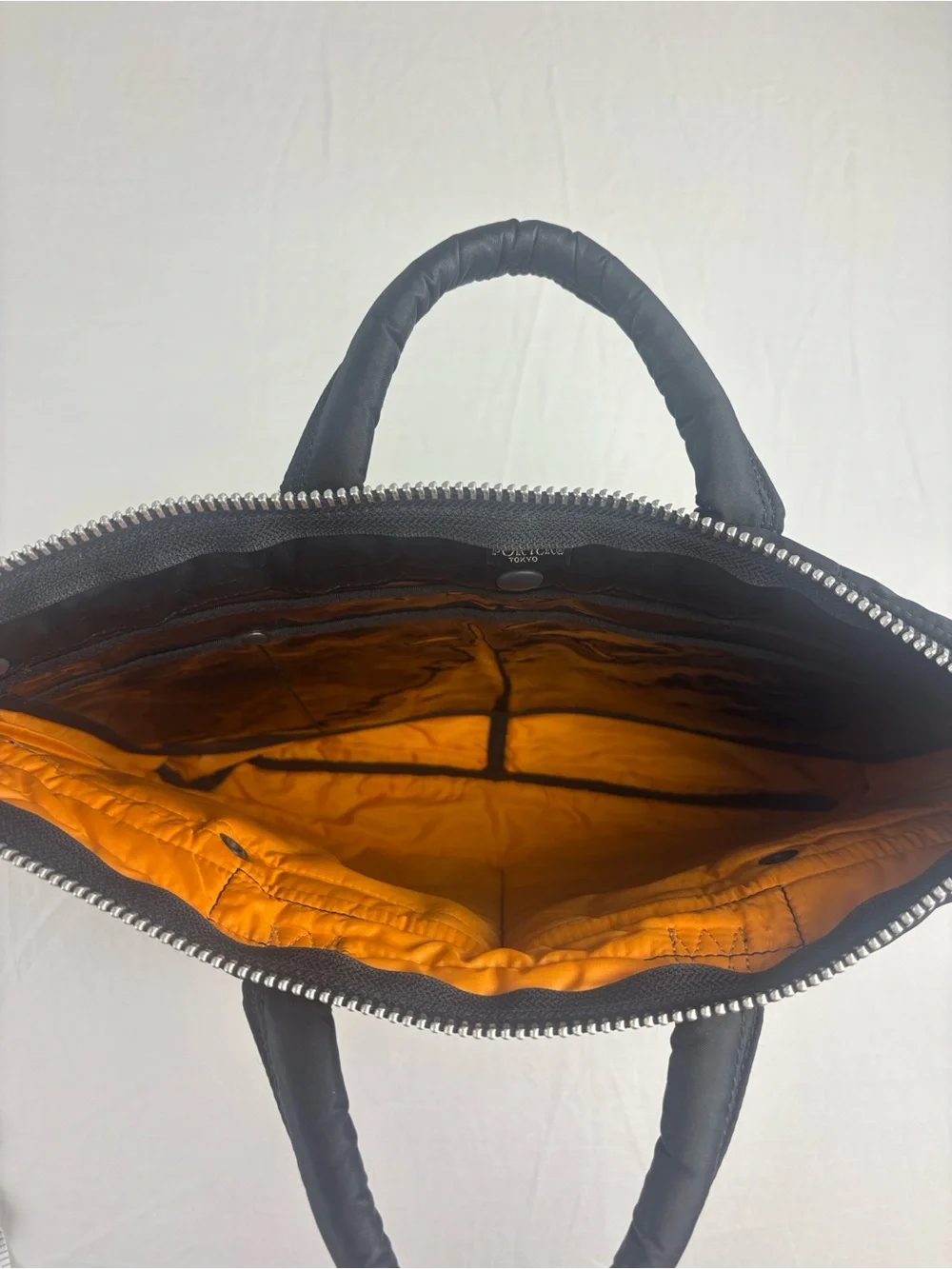 Yoshida & Co. Porter Black Tanker Short Tote Bag